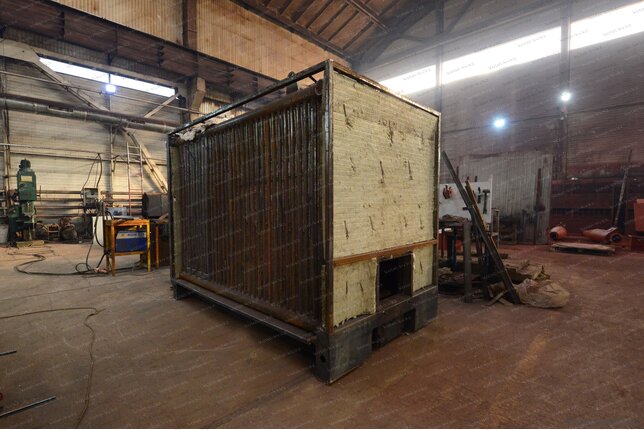 Угольный котел 0.9 МВт - изготовление