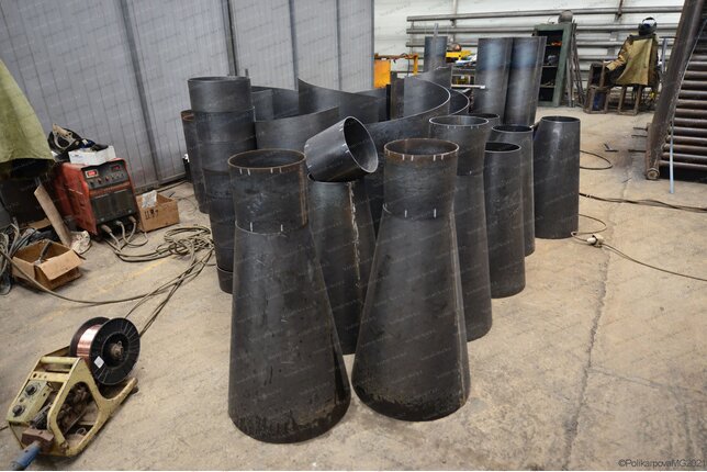 Изготовление промышленных циклонов ЦН 11 800 1УП