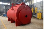Котел паровой 0.5 тонны 170 С на мазуте и отработанном масле промышленный