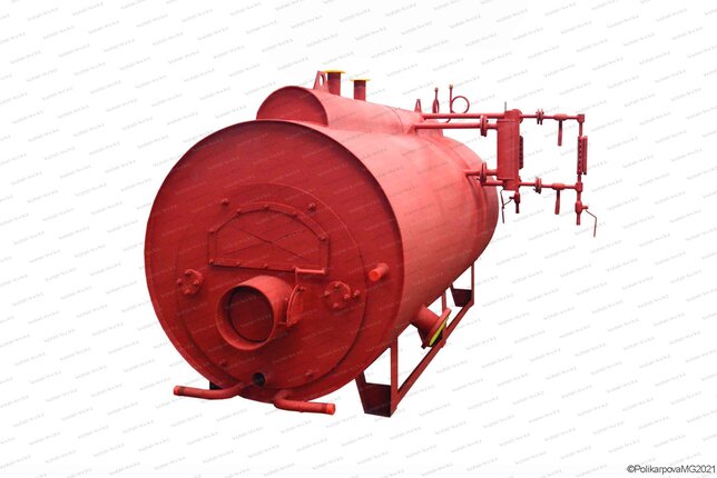 Газовый жаротрубный парогенератор 0.3 тонны пара в час 170 С